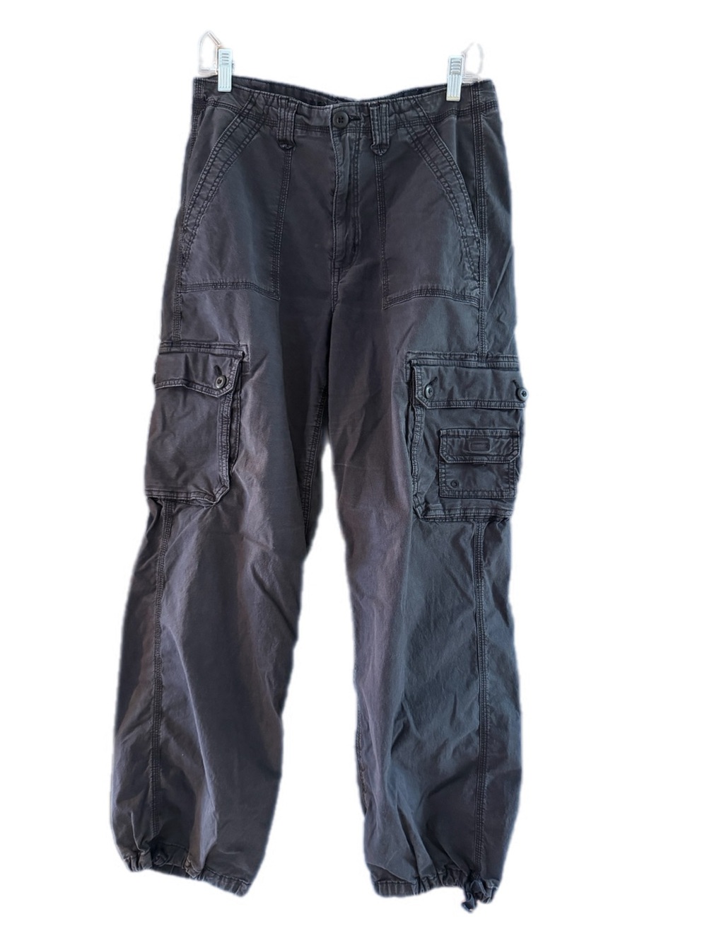 American Eagle Black cargo pants size 12 - Picture 2 of 14